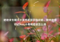 绝地求生晴天小黄鸭套装获取攻略，独特游戏印记PUBG小黄鸭套装怎么得