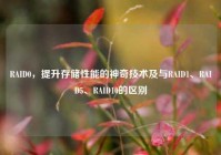 RAID0，提升存储性能的神奇技术及与RAID1、RAID5、RAID10的区别