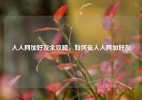 人人网加好友全攻略，如何在人人网加好友