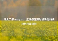 深入了解rdpclip.exe，远程桌面剪贴板功能的核心组件及进程