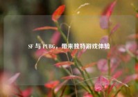 SF 与 PUBG，带来独特游戏体验