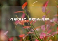 CF手游试玩绯刃，领略别样战斗风采