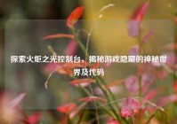 探索火炬之光控制台，揭秘游戏隐藏的神秘世界及代码