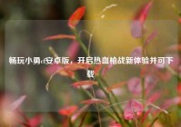 畅玩小勇cf安卓版，开启热血枪战新体验并可下载