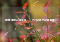 激情碰撞闪耀赛场——DNF 比赛全记录解析