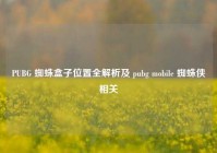 PUBG 蜘蛛盒子位置全解析及 pubg mobile 蜘蛛侠相关