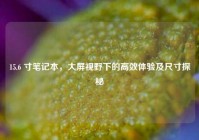 15.6 寸笔记本，大屏视野下的高效体验及尺寸探秘
