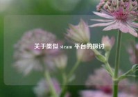 关于类似 steam 平台的探讨
