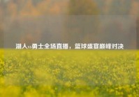 湖人vs勇士全场直播，篮球盛宴巅峰对决