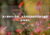 深入解析MTU设置，优化网络性能的关键及最佳数值探讨