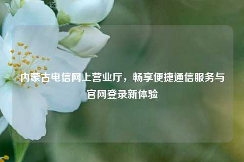 内蒙古电信网上营业厅，畅享便捷通信服务与官网登录新体验