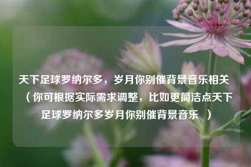 天下足球罗纳尔多，岁月你别催背景音乐相关 （你可根据实际需求调整，比如更简洁点天下足球罗纳尔多岁月你别催背景音乐  ）