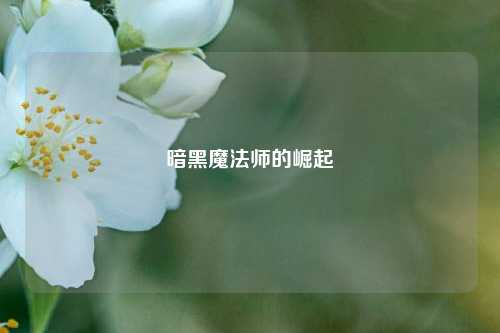 暗黑魔法师的崛起