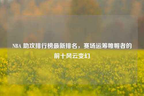 NBA 助攻排行榜最新排名,赛场运筹帷幄者的前十风云变幻