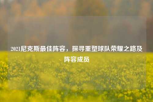 2021尼克斯最佳阵容，探寻重塑球队荣耀之路及阵容成员