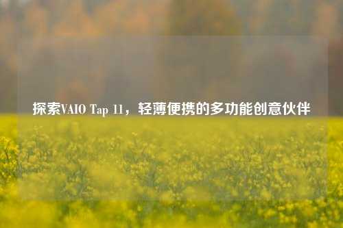 探索VAIO Tap 11，轻薄便携的多功能创意伙伴