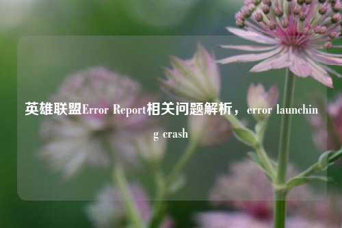 英雄联盟Error Report相关问题解析，error launching crash