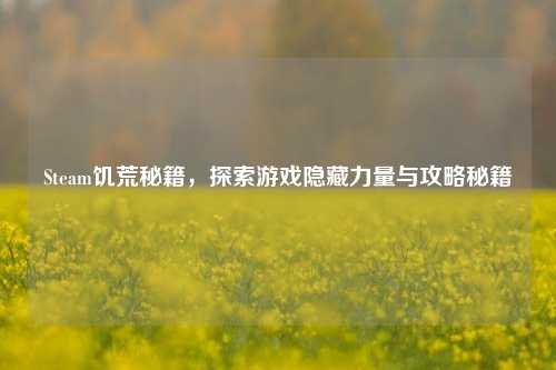 Steam饥荒秘籍，探索游戏隐藏力量与攻略秘籍