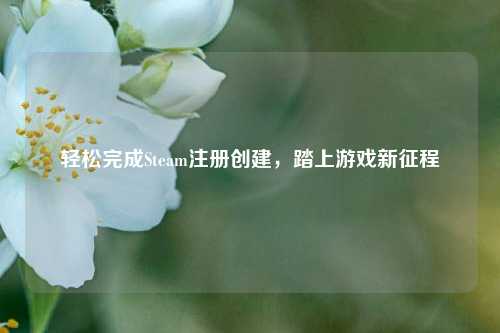 轻松完成Steam注册创建,踏上游戏新征程