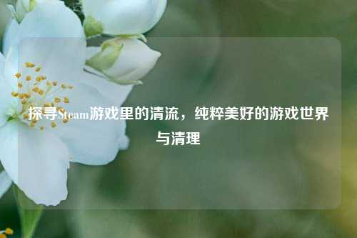 探寻Steam游戏里的清流,纯粹美好的游戏世界与清理