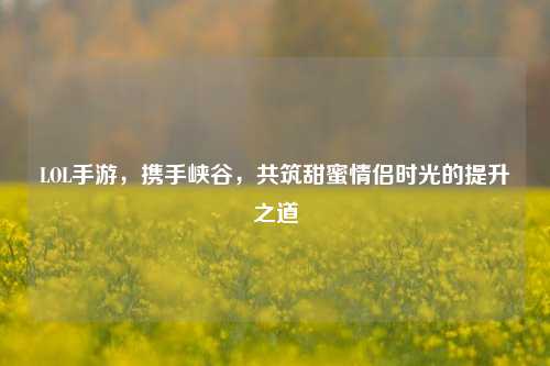 LOL手游，携手峡谷，共筑甜蜜情侣时光的提升之道