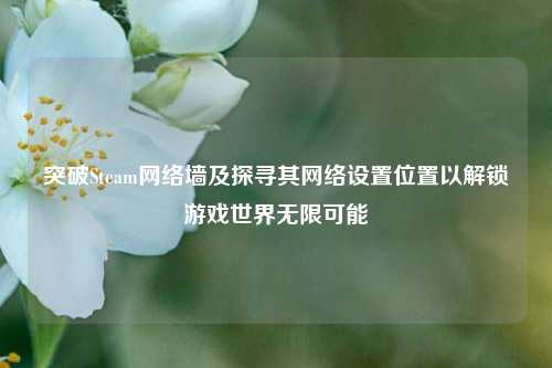 突破Steam网络墙及探寻其网络设置位置以解锁游戏世界无限可能