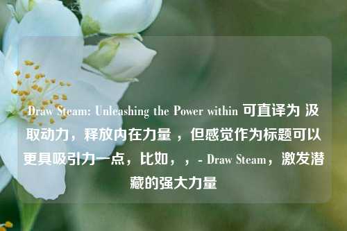 Draw Steam: Unleashing the Power within 可直译为 汲取动力，释放内在力量 ，但感觉作为标题可以更具吸引力一点，比如，，- Draw Steam，激发潜藏的强大力量