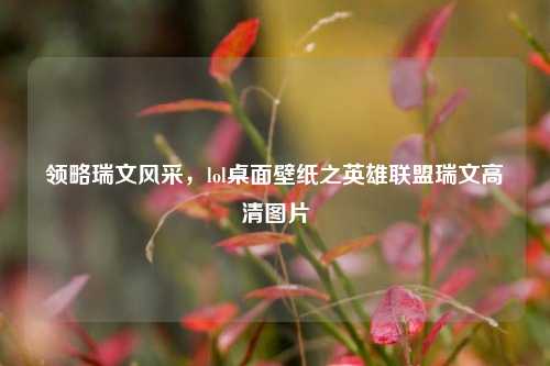 领略瑞文风采，lol桌面壁纸之英雄联盟瑞文高清图片