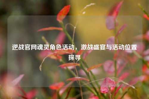 逆战官网魂灵角色活动，激战盛宴与活动位置探寻