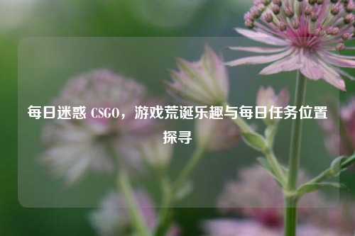 每日迷惑 CSGO，游戏荒诞乐趣与每日任务位置探寻