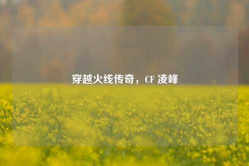 穿越火线传奇，CF 凌峰